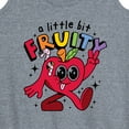 thumbnail image 3 of Instant Message - A Little Bit Fruity - LGBT Pride - Women's Racerback Tank Top, 3 of 6