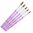thumbnail image 2 of Xihbxyly Venta de liquidación Juego de 5 pinceles para esculapir uñas con cristales para extensiones de uñas con gel., 2 of 7