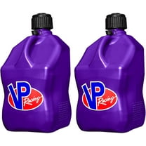 VP Racing 3612-CA, 5.5-Gallon Square Motorsport Jug Translucent Purple w/ 14" Deluxe Hose Close-Trimmed Cap and Neck for Tight Seal (3 Pack)
