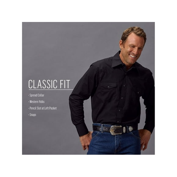 Wrangler Men's Sport Western Snap shirt