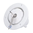 thumbnail image 2 of RV Gravity Water Inlet, White Lockable Anticorrosion  Water Fill Hatch Inlet Looseproof PP Plastic  For Motorhome For Trailer For, 2 of 8