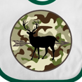 thumbnail image 4 of Inktastic Hunting Camouflage Deer Boys Baby Bib, 4 of 4
