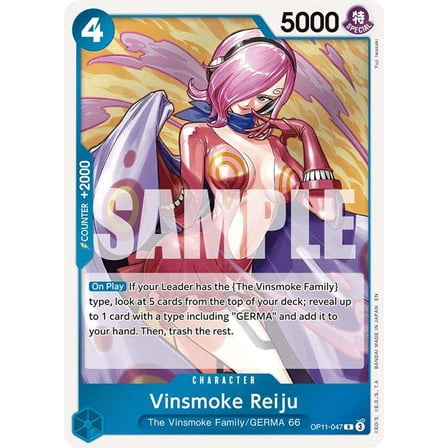 One Piece A Fist of Divine Speed Rare Vinsmoke Reiju OP11-047