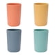 thumbnail image 1 of Vasos de paja de trigo, 4 unidades, vasos de plástico, vasos irrompibles, reutilizables, aptos para lavavajillas, vasos de agua, 1 of 6
