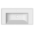 thumbnail image 5 of Nameeks 3005-One Hole Scarabeo 36-1/4" Ceramic Wall Mounted / Drop In Bathroom Sink -, 5 of 6