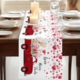 thumbnail image 3 of Table Runners 70 Inches Long Dress Scarves, Valentine's Day Farmhouse Coffee/Dining/Kitchen Table Decor, Holiday Table Runner, Pink Love Heart Truck Floral Romantic 13x70 Inch, 3 of 9