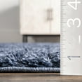 thumbnail image 3 of nuLOOM Risette Geometric Shag Tassel Area Rug, 2' 7" x 8', Blue, 3 of 9