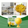 thumbnail image 4 of WUSUOWEI 1/2/3/4/5/6 PCS Round Shaped Fruit Fly Sticky Trap Gnat Fruit Fly Sticky Trap Gnat Catcher Indoor Outdoor Garden Living Room Bedroom Fly Sticky for Fly Catching, 4 of 5