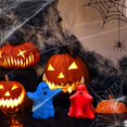 thumbnail image 4 of Paquete de 2 moldes para velas fantasma, moldes para velas fantasma 3D de Halloween, resina fantasma de silicona para manualidades de Halloween, velas de aromaterapia, jabón hecho a mano, cera JAMW Sencillez, 4 of 5