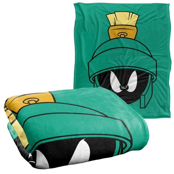 Looney Tunes Blanket, 50'x60', Marvin Face Silky Touch Super Soft Throw