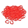 thumbnail image 1 of 100 unidades de anillos de pata de pollo Yinane ajustable rojo, 1 of 8