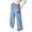 Blue, variant on Girls Baggy Sweatpants with Bows Cute Wide Straight Leg Sweat Pants Y2k Joggers with Pockets Preppy Clothes Blue