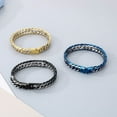 thumbnail image 4 of Wollet Stainless Steel Chain Wrist Cuban Link Bracelet for Men Women, Men's Jewelry, 8.26in, 4 of 5