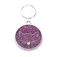 thumbnail image 2 of Guiexla Dog Tag Eye-Catching Cat Face Pattern Pet Collar Tag Durable Engraved Nameplate Dog ID Tag Pet Supplies, 2 of 8