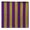 Gold Purple, variant on Jacob Alexander 1-Inch College Stripe Woven Pocket Square Handkerchief Hanky - Orange White