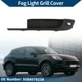 thumbnail image 2 of Cubierta de Rejilla de Luz Antiniebla Frontal Inferior para Porsche Macan 2018-2021 Negro ABS 1 Pc Frontal Izquierdo, 2 of 6