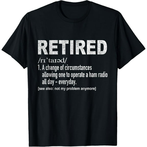 Playful Comfort Tee - Funny Retired Definition Ham Radio Operator Amateur Radio T-Shirt