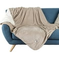 thumbnail image 7 of Petmaker 80-PET6076 Waterproof Pet Blanket with Soft Plush Throw Protects Couch & Chair, Tan, 7 of 7