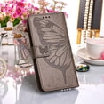 thumbnail image 4 of Case for Motorola Moto G Stylus 2021 5G Embossing Butterfly Magnetic Premium Leather Flip Cover, 4 of 5