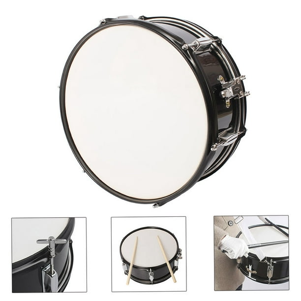 Lexington SD403S Snare Drum Set Student Steel Shell 14 X 5.5 Inches with 10  Lugs, Includes Drum Key, Drumsticks and Strap