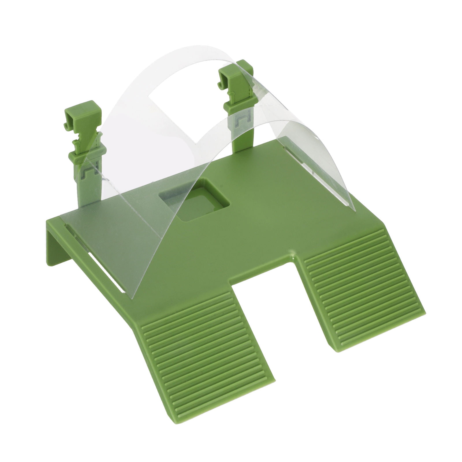 Phenofice Green Plastic Turtle Basking Platform with Hanging Hook and Climbing Ramp for Aquarium Turtle Tank