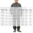 thumbnail image 3 of Lutiedan Boys Fall Winter Tracksuits 2 Piece Set Kids Crewneck Sweatshirts and Jogger Sweatpants with Pockets Size 2-10,Dark Gray, 3 of 6