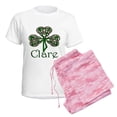 thumbnail image 6 of CafePress - Clare Shamrock Women's Light Pajamas - Women's Short Sleeve Print T-Shirt and Pants Light Cotton Pajama Set, 6 of 7