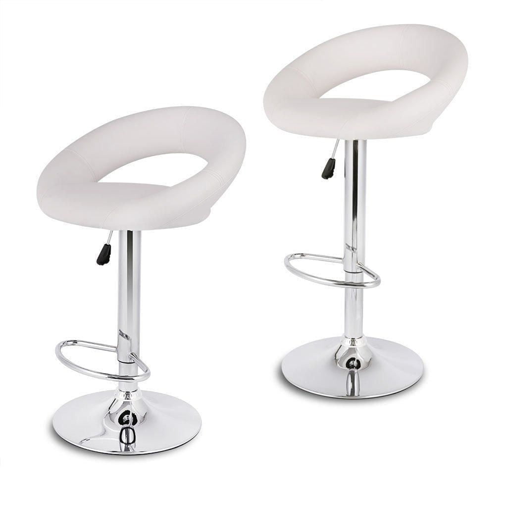 Tabouret de bar Mooncut de Nicer Furniture en blanc