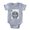 Heather Grey, variant on CafePress - Cute Element Lithium Li - Cute Infant Baby Football Bodysuit