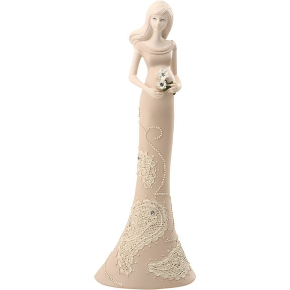 Pavilion Gift Company - Expecting Mother - 8" Figurine with Flowers