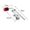 thumbnail image 3 of Durable All Metal Cymbal Drum rack cymbal Set Arm w/ Clamp for Cymbal Parts Hardware, 3 of 9
