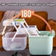 thumbnail image 5 of Caja de almacenamiento para el hogar, de gran capacidad, multicapa, portátil, de plástico, mediana, 5 of 8