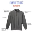 thumbnail image 4 of Y.F.H sunbest Comfort Colors Men's 1/4 Zip Collar Sweatshirts, Long Sleeve Pullover Tops, Style 1580, 4 of 5