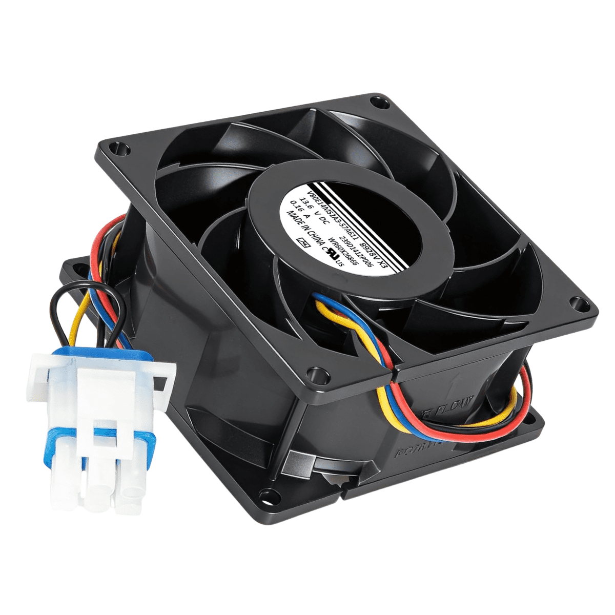 Scaroo WR60X26866 Refrigerator Evaporator Fan Motor WR49x25197, WR60X10356, 239D1412 2-PACK