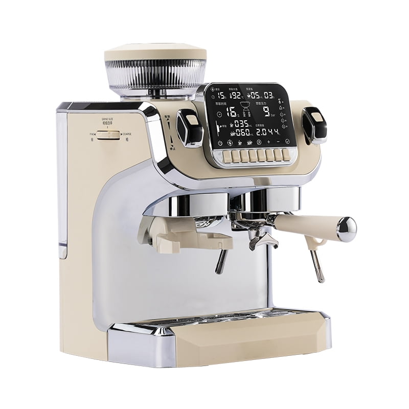 Mcilpoog Espresso Machine with Milk Frother，Semi Automatic Coffee
