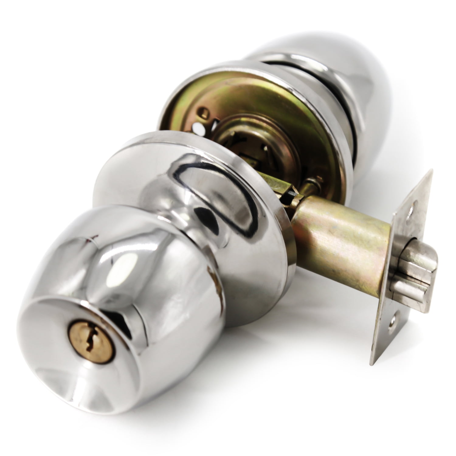 Villar Home Designs Door Knob Versa Chrome Keyed 10 Pack