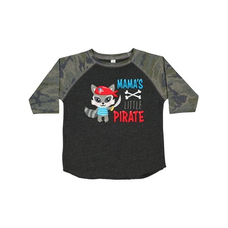 

Inktastic Mama s Little Pirate Cute Raccoon with Sword Gift Toddler Boy or Toddler Girl T-Shirt