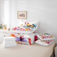 thumbnail image 5 of Rooster Twin Comforter Set,7 Pieces Soft Microfiber Boho Floral Chick Cock Chicken Farm Animals Comforters with Fitted Sheet,Flat Sheets,and Pillowcases- Rustic Farmhouse Wildlife Bedding Sets, 5 of 5
