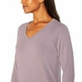 thumbnail image 3 of Banana Republic Women's Long Sleeve V Neck Top (Purple, Medium), 3 of 4