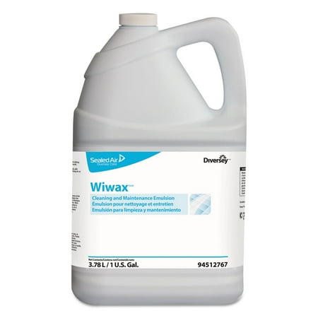 Diversey Wiwax Cleaning & Maintenance Emulsion, Liquid, 1 gal