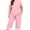 11 Pink White Flower, variant on Women Plus Size Pajamas Set Short Sleeve Pjs Sleepwear Loungewear Nightwear with Pockets