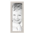 thumbnail image 2 of ArtToFrames 8" x 21" Slanted Lip White Picture Frame, 8x21 inch White Wood Poster Frame (WOM-4825),  Pack, 2 of 7