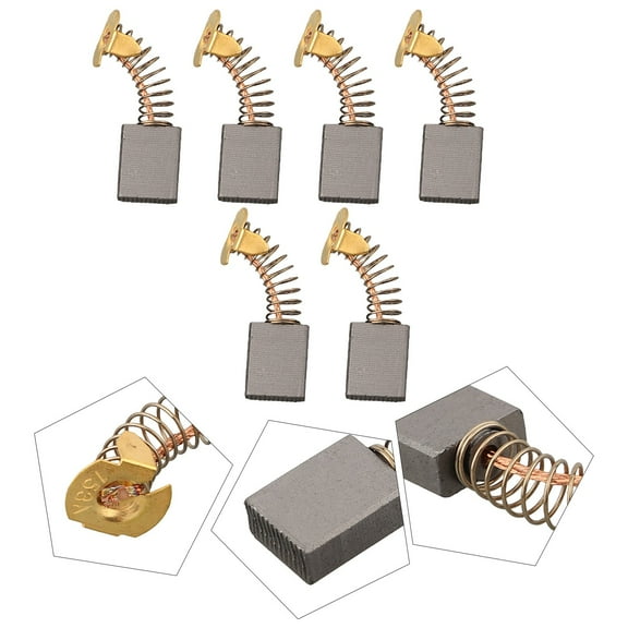 6Pcs 5140033-19 Carbon Brush Set For Dw745 Dwe7480 Dwe7490X Dwe7491Rs Table Saw Fangkenuo