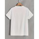 thumbnail image 3 of 1pc Dominican Republic Heartbeat Graphic Tee, 100% Cotton Crew Neck T-Shirt with Slight Stretch, Casual All-Season Knit Fabric Top with Applique Detail, 3 of 6