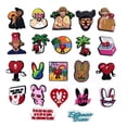 thumbnail image 2 of Charms 1PCS Bad Bunny Jibbitz Zapatos Encantos Crors Sandalia Niños Pulsera Accesorios Moda Unisex Fiesta Regalos De Cumpleaños, 2 of 4