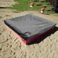 thumbnail image 5 of Square Sandboxes Sandpit Cover, 210D Waterproof Duty Sandbox With Cover, 5 of 8