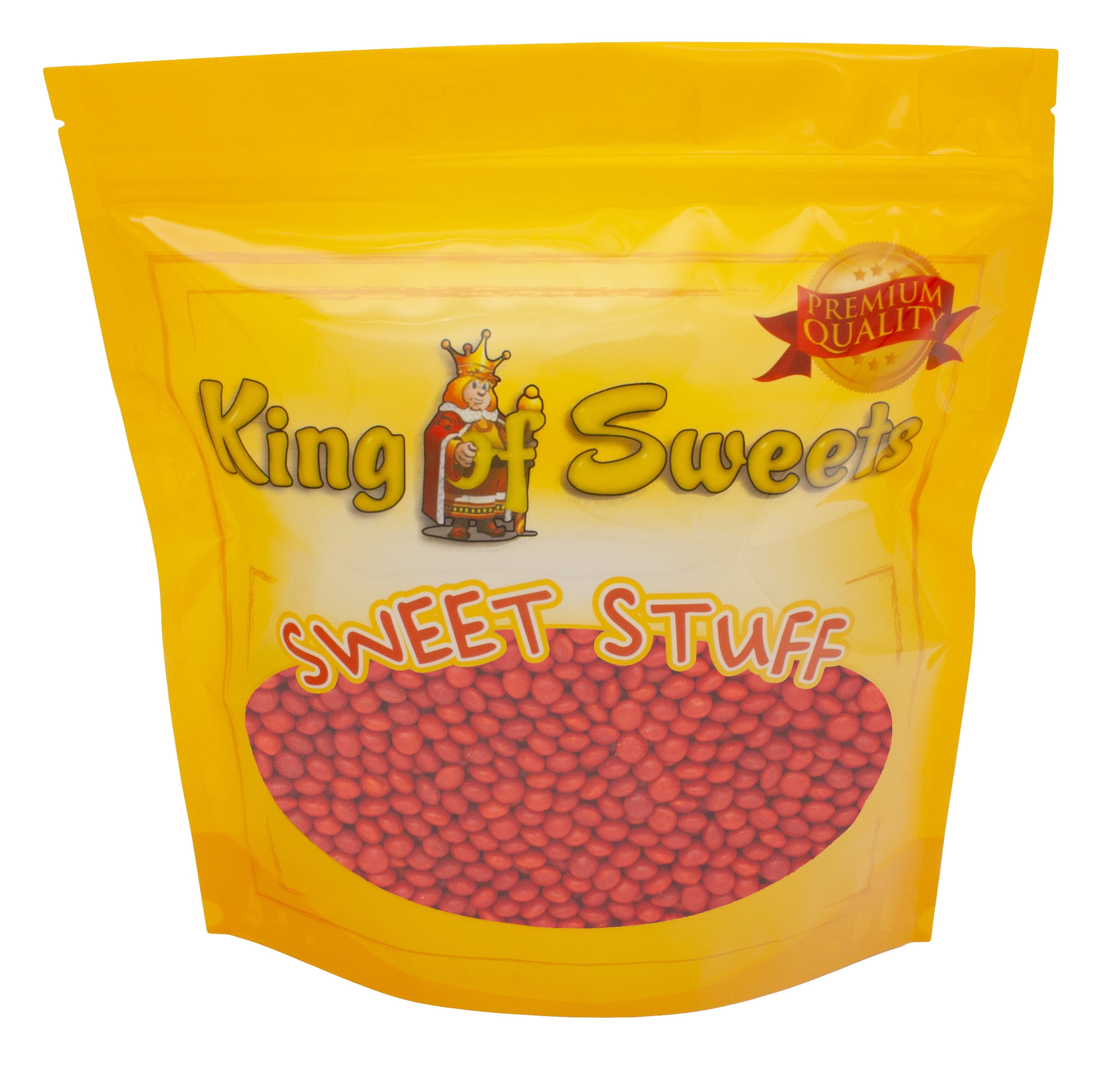 Cinnamon Imperials 5 Pounds Cinnamon Hard Candy Resealable Bag in a Bulk King of Sweets Bag