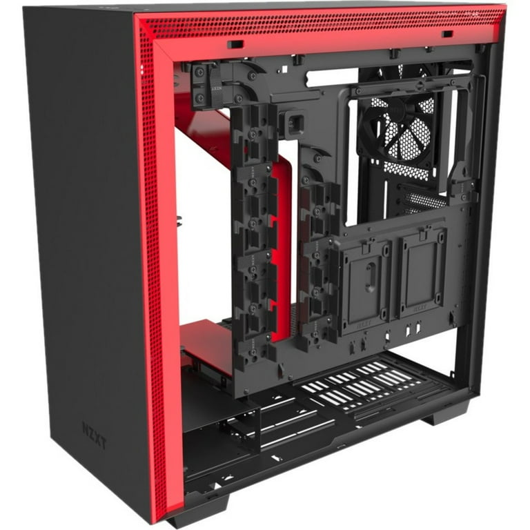 NZXT 710i レッド NZXT H710i - ATX Mid Tower Case - Black/Red - صندوق