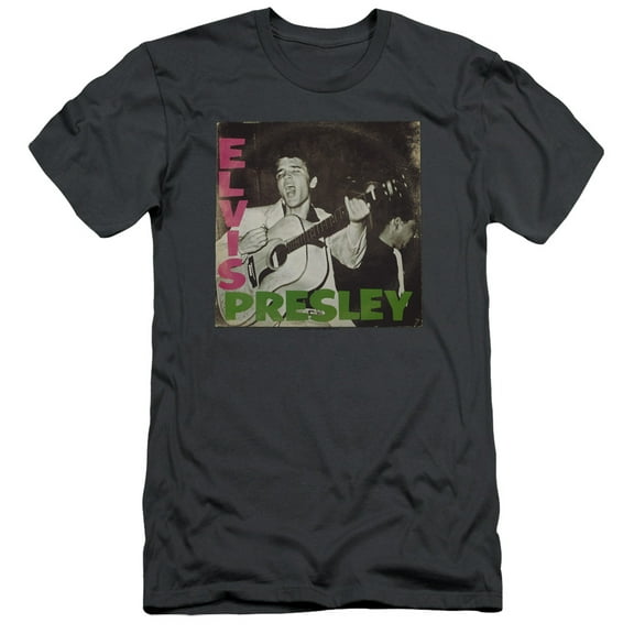 Elvis Presley - First Lp - Slim Fit Short Sleeve Shirt - XX-Large