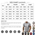 thumbnail image 3 of MLQIDK Men's Printed Round Neck Short Sleeve Casual Sport Shirt Lightweight Breathable Comfort Fit Active Wear Top for Men Royal Blue XL, 3 of 4